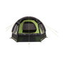 High Peak Atmos 3 Tienda de Campaña Iglú para 3 Personas, 2 Puertas, Color Negro y Verde, 1800 * 3900 * 1200 mm