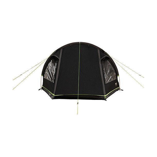 High Peak Atmos 3 Tienda de Campaña Iglú para 3 Personas, 2 Puertas, Color Negro y Verde, 1800 * 3900 * 1200 mm