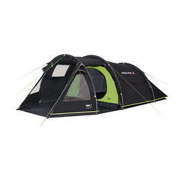High Peak Atmos 3 Tienda de Campaña Iglú para 3 Personas, 2 Puertas, Color Negro y Verde, 1800 * 3900 * 1200 mm