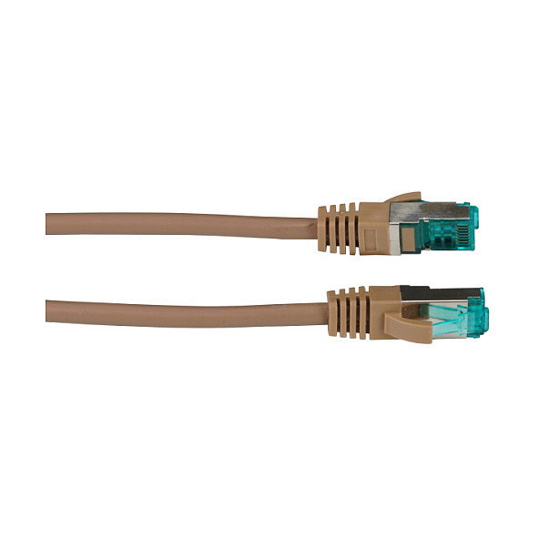 EFB Elektronik Patchkabel RJ45 Cat6a S/FTP Marrón 1m
