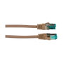 EFB Elektronik Patchkabel RJ45 Cat6a S/FTP Marrón 1m