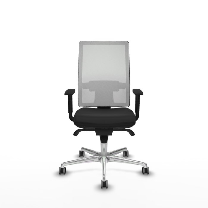 PIQUERAS Y CRESPO Silla de oficina Horna con mecanismo Sincro, Negro y Blanco PIQUERAS Y CRESPO Silla de oficina Horna con mecanismo Sincro, Negro y Blanco