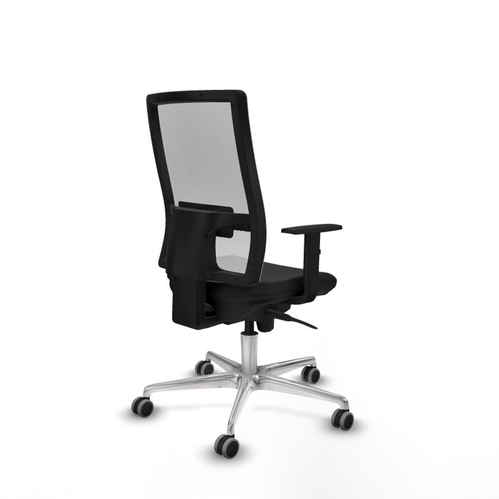 PIQUERAS Y CRESPO Silla de oficina Horna con mecanismo Sincro, Negro y Blanco PIQUERAS Y CRESPO Silla de oficina Horna con mecanismo Sincro, Negro y Blanco