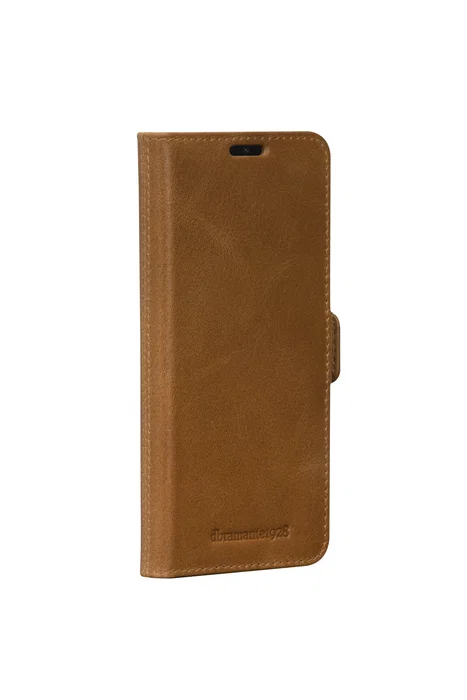 Dbramante1928 CS52GT001244 - Funda Folio de Cuero Bronceado para Samsung Galaxy A52 16.5 cm (6.5") con Cierre Magnético y Bolsillo para Tarjetas