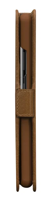 Dbramante1928 CS52GT001244 - Funda Folio de Cuero Bronceado para Samsung Galaxy A52 16.5 cm (6.5") con Cierre Magnético y Bolsillo para Tarjetas
