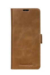 Dbramante1928 CS52GT001244 - Funda Folio de Cuero Bronceado para Samsung Galaxy A52 16.5 cm (6.5") con Cierre Magnético y Bolsillo para Tarjetas