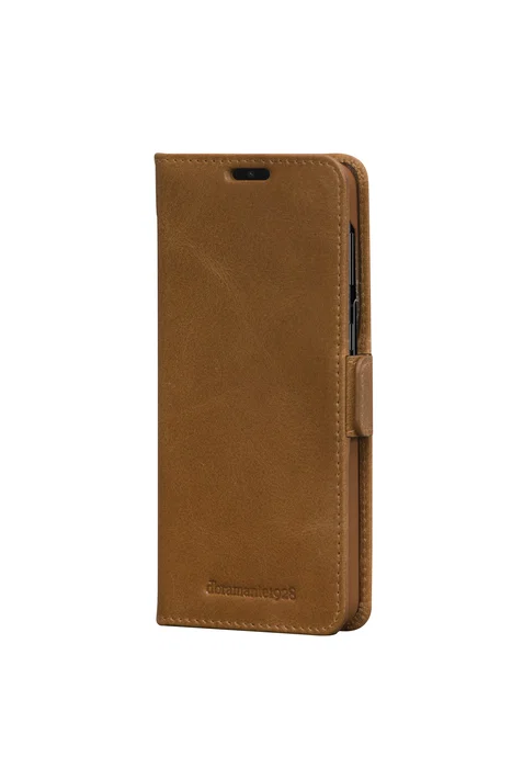Dbramante1928 CS52GT001244 - Funda Folio de Cuero Bronceado para Samsung Galaxy A52 16.5 cm (6.5") con Cierre Magnético y Bolsillo para Tarjetas