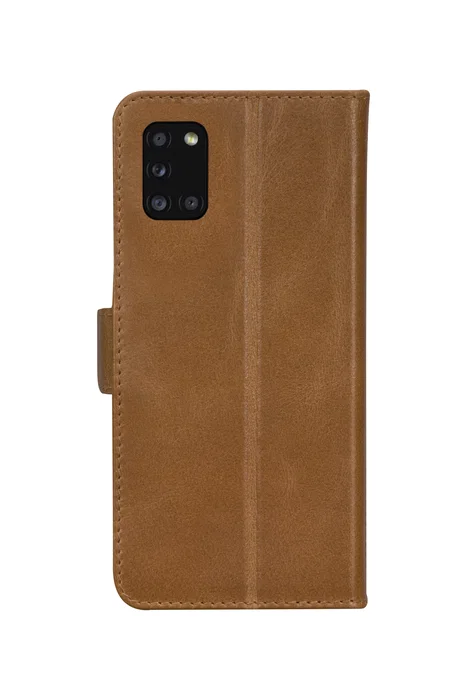 Dbramante1928 CS52GT001244 - Funda Folio de Cuero Bronceado para Samsung Galaxy A52 16.5 cm (6.5") con Cierre Magnético y Bolsillo para Tarjetas
