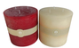 DKD Home Decor Surtido de Velas Pilar de Cera de Parafina 15x15x15 cm