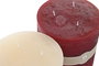 DKD Home Decor Vela Navidad Tradicional Crema Rojo Cera Parafina 15 x 15 x 15 cm (4 Unidades)