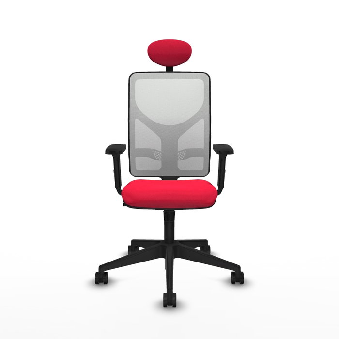PIQUERAS Y CRESPO Silla de oficina Motilla con mecanismo Sincro Rojo/Blanco PIQUERAS Y CRESPO Silla de oficina Motilla con mecanismo Sincro Rojo/Blanco