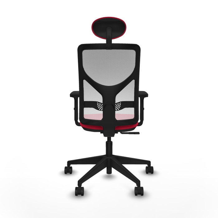 PIQUERAS Y CRESPO Silla de oficina Motilla con mecanismo Sincro Rojo/Blanco PIQUERAS Y CRESPO Silla de oficina Motilla con mecanismo Sincro Rojo/Blanco