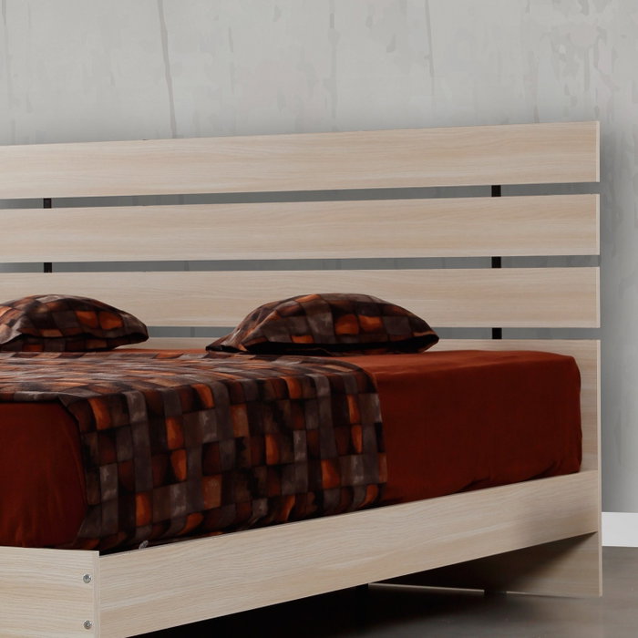 Hanah Home Somier Matrimonio 140 - Oak, Doble 140x190cm, Acabado Roble, Mueble Dormitorio Hanah Home Somier Matrimonio 140 - Oak, Doble 140x190cm, Acabado Roble, Mueble Dormitorio