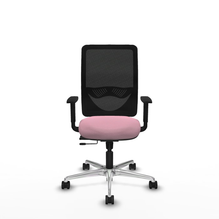 PIQUERAS Y CRESPO Silla de oficina Zulema Rosa y Negro