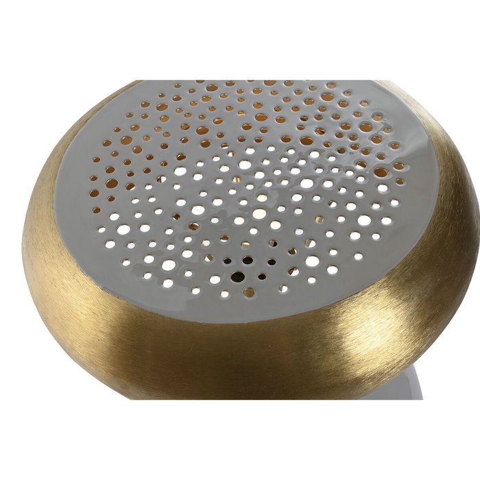DKD Home Decor Lámpara de Sobremesa de Metal Gris DKD Home Decor Lámpara de Sobremesa de Metal Gris