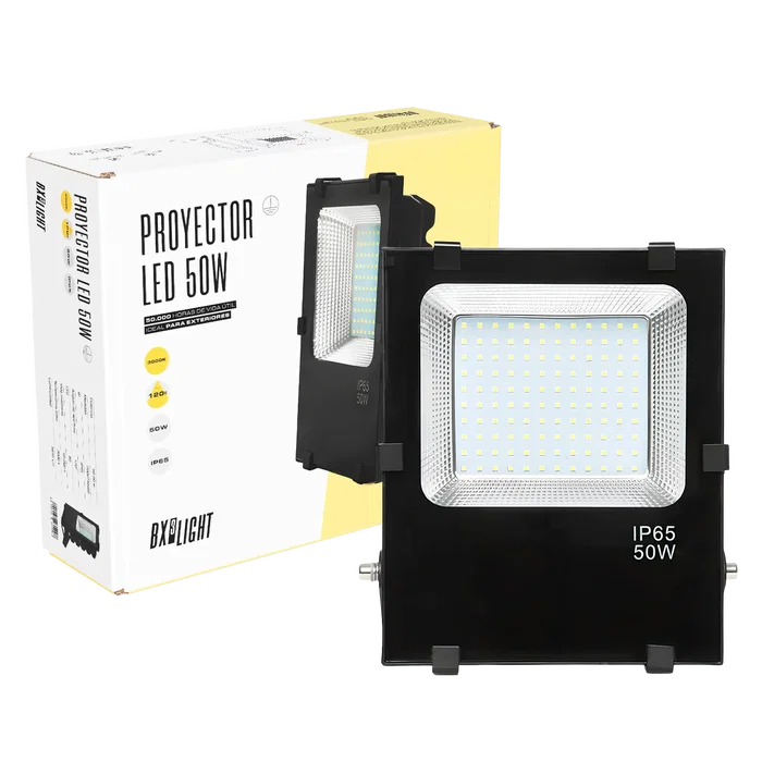 BX3 LIGHT Proyector LED 50W, 6000 Lúmenes, IP65, 50000 Horas, Para Exteriores, Aluminio