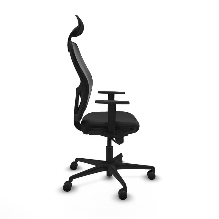 PIQUERAS Y CRESPO Silla de oficina Jorquera Negro