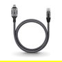 Goobay Cable Ethernet USB-C 3.2 Gen 1 a RJ45 Gigabit Cat6 F/UTP de 3 Metros Negro y Plata - Referencia 70699