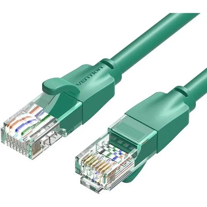 Vention Cable de Red Ethernet RJ45 UTP Cat 6 1000 Mbps 1 Metro Verde IBEGF - Para Juegos y Streaming