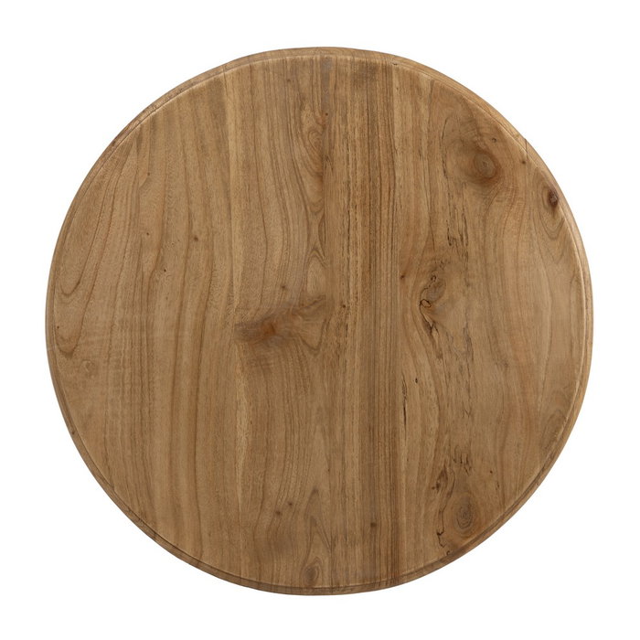 Ixia Mesa Auxiliar de Madera de Mindi Natural 50 x 50 x 64 cm Ixia Mesa Auxiliar de Madera de Mindi Natural 50 x 50 x 64 cm