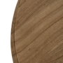 Ixia Mesa Auxiliar de Madera de Mindi Natural 50 x 50 x 64 cm