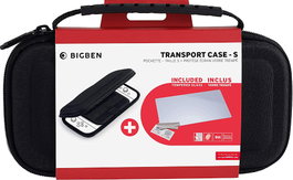 Nacon Bigben Transport Case-S Negro con Cristal Templado