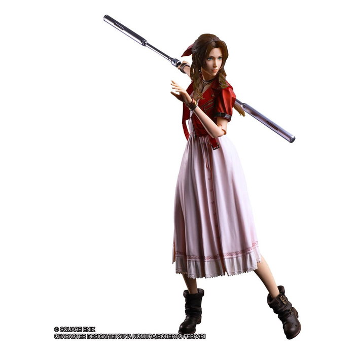 Square-Enix Final Fantasy VII Rebirth Play Kai Arts Aerith Gainsborough 24 cm