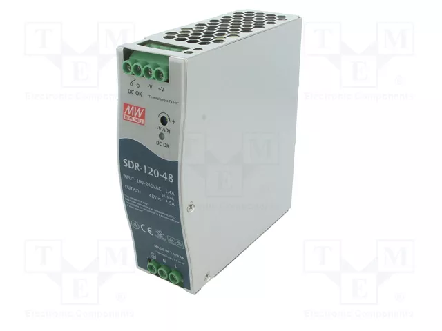 MEAN WELL SDR-120-48 120W 48VDC MEAN WELL SDR-120-48 120W 48VDC
