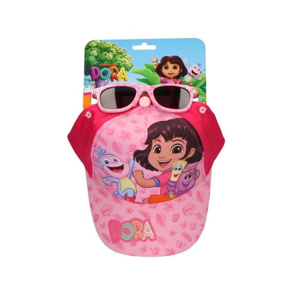 Cerdá Gorra Set Gafas de Sol Dora la Exploradora 53 cm Rosa Cerdá Gorra Set Gafas de Sol Dora la Exploradora 53 cm Rosa