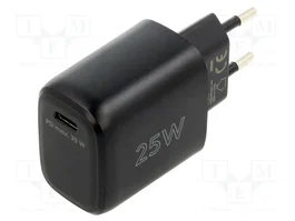 GOOBAY Cargador USB-C Power Delivery 25W Negro