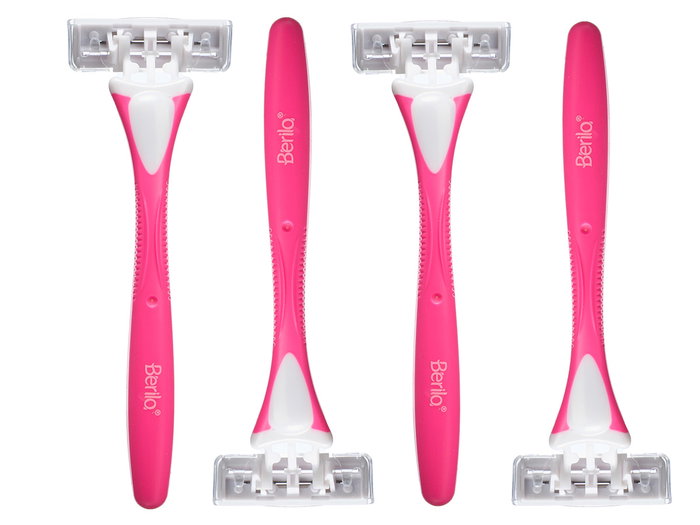 Berilo Set 4 Maquinillas de Afeitar 3 Hojas Rosa 11x21x4.5 cm (Set de 24) Berilo Set 4 Maquinillas de Afeitar 3 Hojas Rosa 11x21x4.5 cm (Set de 24)