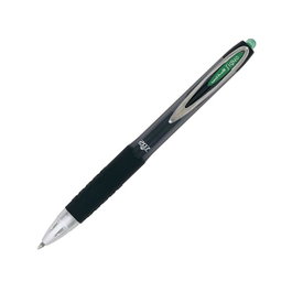 Uni-Ball Signo 207 Roller retráctil con tinta de gel verde, punta de 0,7 mm