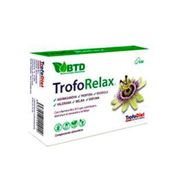TROFODIET Troforelax 30 Cápsulas - Complemento para Sistema Nervioso y Ánimo con Ashwagandha, Pasiflora y Vitaminas B6/B12