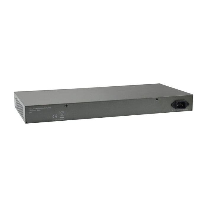 Levelone GEP-2681 Switch gestionado L3 Gigabit Ethernet PoE negro