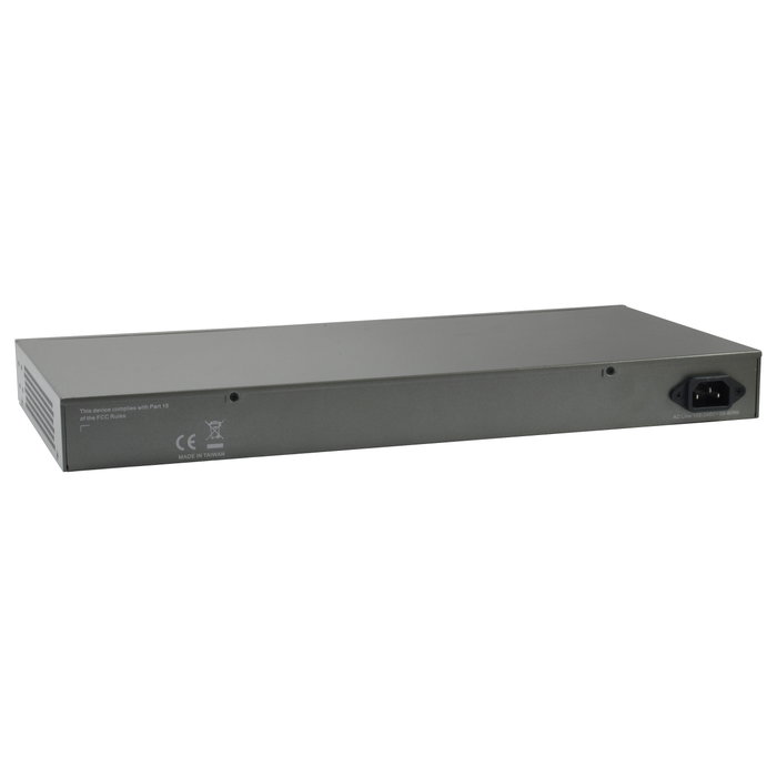 LevelOne GEP-2681 Switch gestionado L3 Gigabit Ethernet 10/100/1000 PoE Negro
