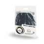 GEMBIRD VT-210X12 Tiras de velcro Negro 100 piezas