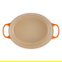 Le Creuset Olla de Hierro Fundido Signature Ovalada 33 cm (7.5 L), Enamel, Naranja, Apta para Todo Tipo de Cocinas Incluyendo Inducción
