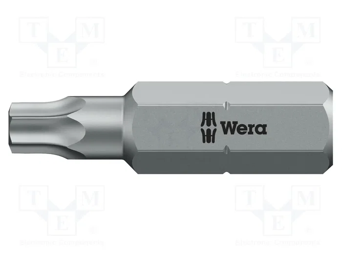 WERA Punta de destornillador Torx® TX04 1/4 de 25 mm WERA Punta de destornillador Torx® TX04 1/4 de 25 mm