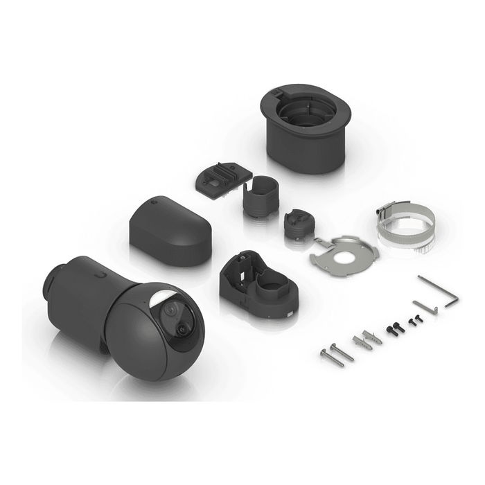 Ubiquiti Cámara de Seguridad IP PTZ UniFi UVC-G6-PTZ-B, Exterior 4K con Infrarrojo y Visión Nocturna, IP66, POE+, Color Negro