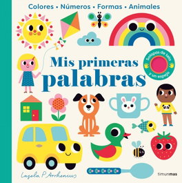 TIMUN MAS, Mis primeras palabras. Con solapas de tela y un espejo