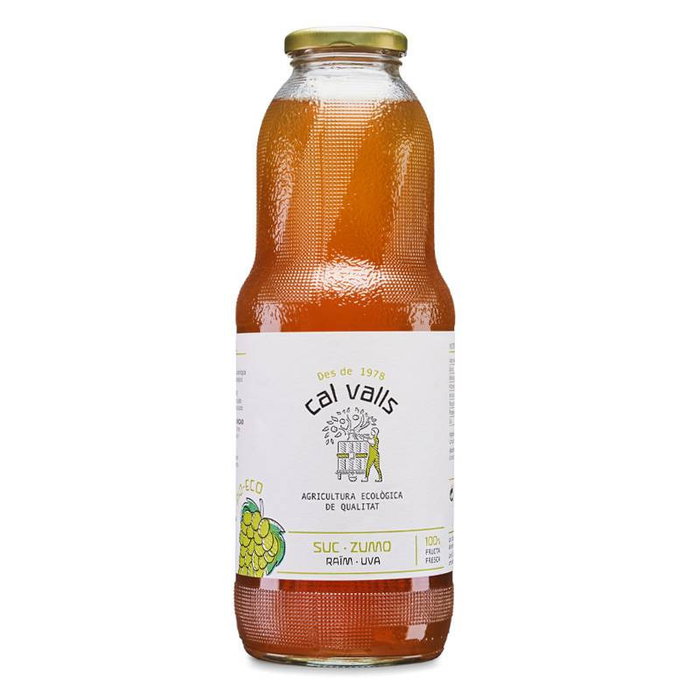 CAL VALLS Zumo de Uva Blanca ECO 1L CAL VALLS Zumo de Uva Blanca ECO 1L