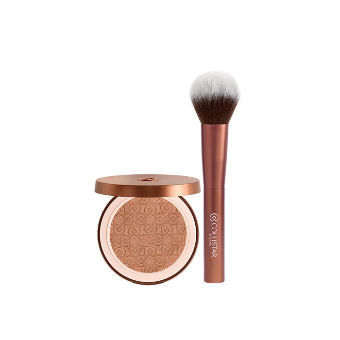 Collistar Terra Abbronzante Efecto Seda Polvos Bronceadores Estuche 2 Piezas Tono #09