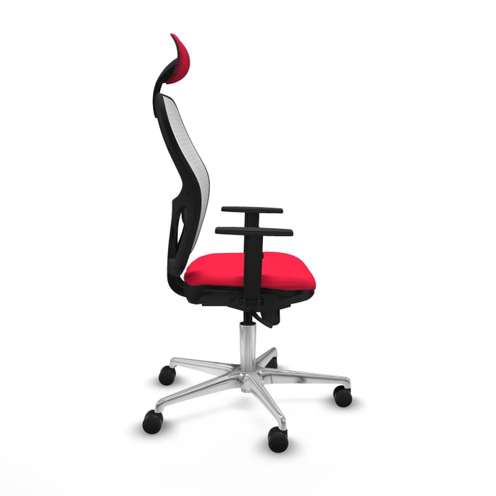 PIQUERAS Y CRESPO Silla de oficina Jorquera Rojo/Blanco PIQUERAS Y CRESPO Silla de oficina Jorquera Rojo/Blanco