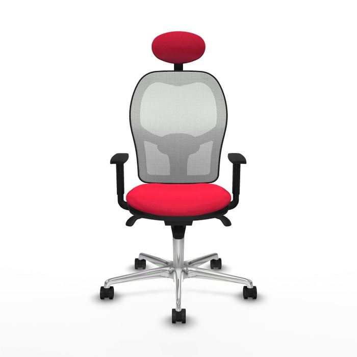 PIQUERAS Y CRESPO Silla de oficina Jorquera Rojo/Blanco PIQUERAS Y CRESPO Silla de oficina Jorquera Rojo/Blanco