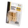 Powerplus Conectores Universales Latón Hembra Rosca Hembra 1/4 Pulg para Aire Comprimido, 2 Uds