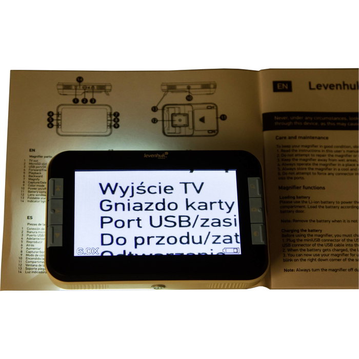 Levenhuk DTX 43 Lupa Digital con Pantalla LCD de 4,3 pulgadas