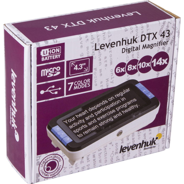 Levenhuk DTX 43 Lupa Digital con Pantalla LCD de 4,3 pulgadas