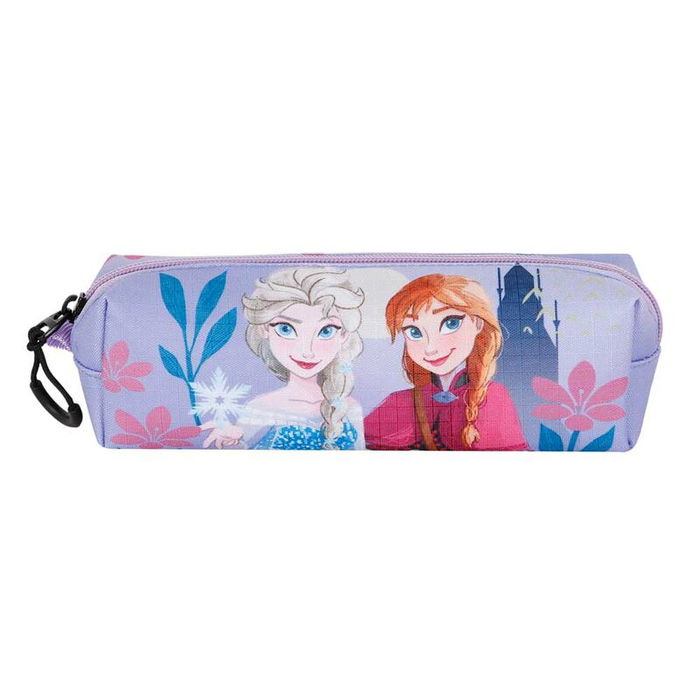 Disney Frozen 2 Estuche Portatodo Cuadrado FAN 2.2 Lila Ripstop 22x9x7 cm