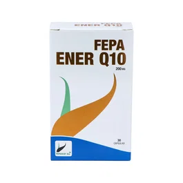 FEPADIET Q10 200Mg+Seleniometionina 30Cap. Complemento Energía y Antiestrés Oxidativo