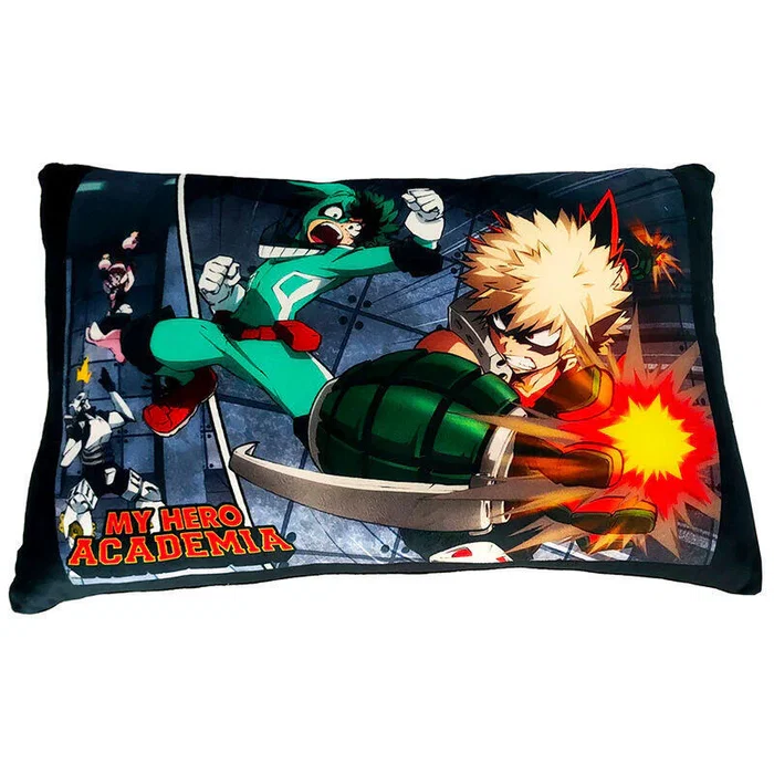 Cyp Brands Cojin My Hero Academia Deku y Katsuki Batalla 40x8.5x25 cm